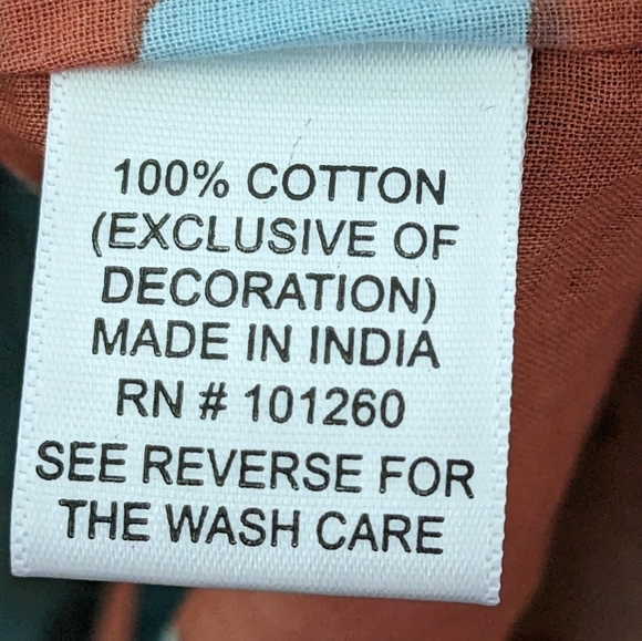 NEW True Destinations Tropical Pom Pom Rope Tie Swim Coverup Kimono Size Medium - Picture 4 of 6